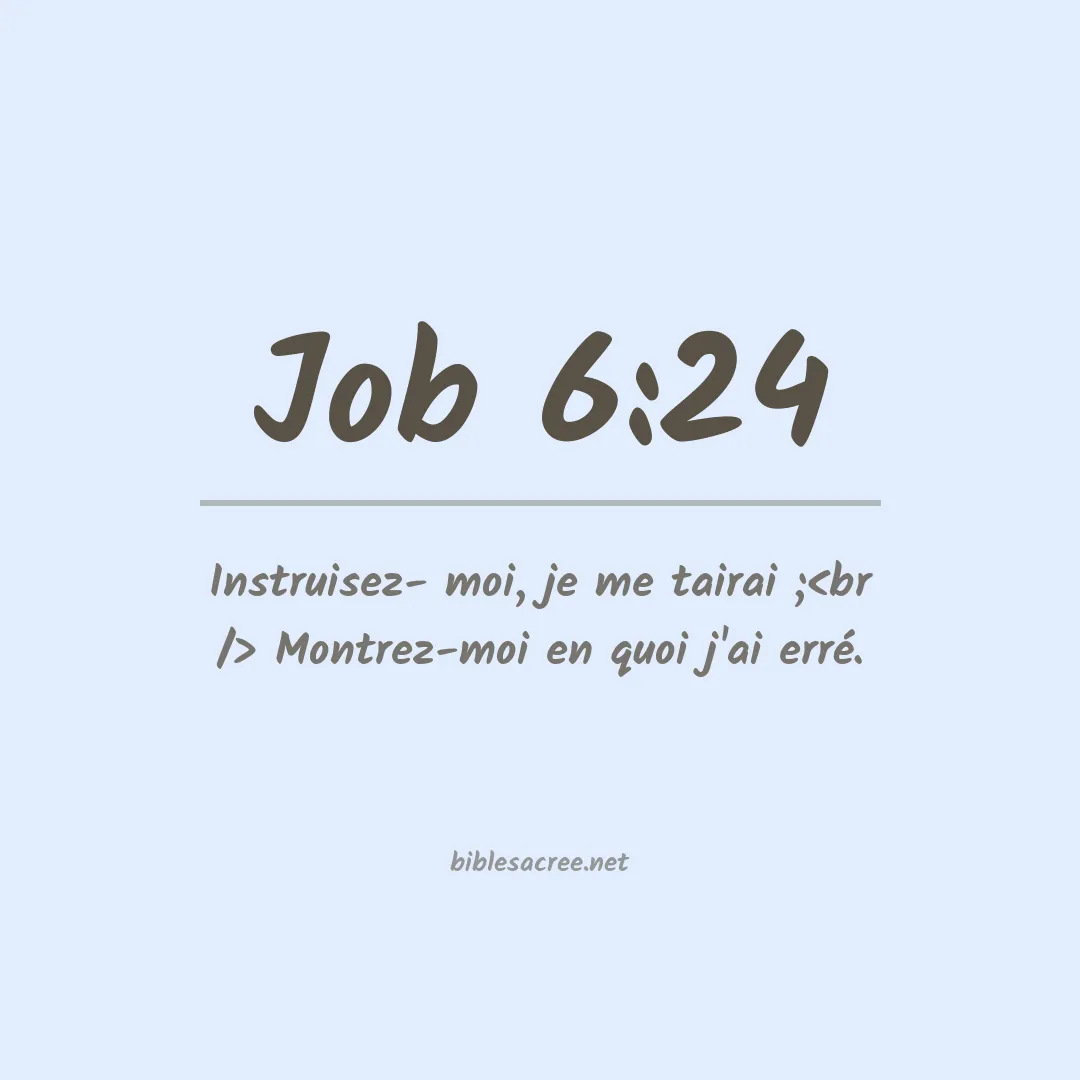 Job - 6:24