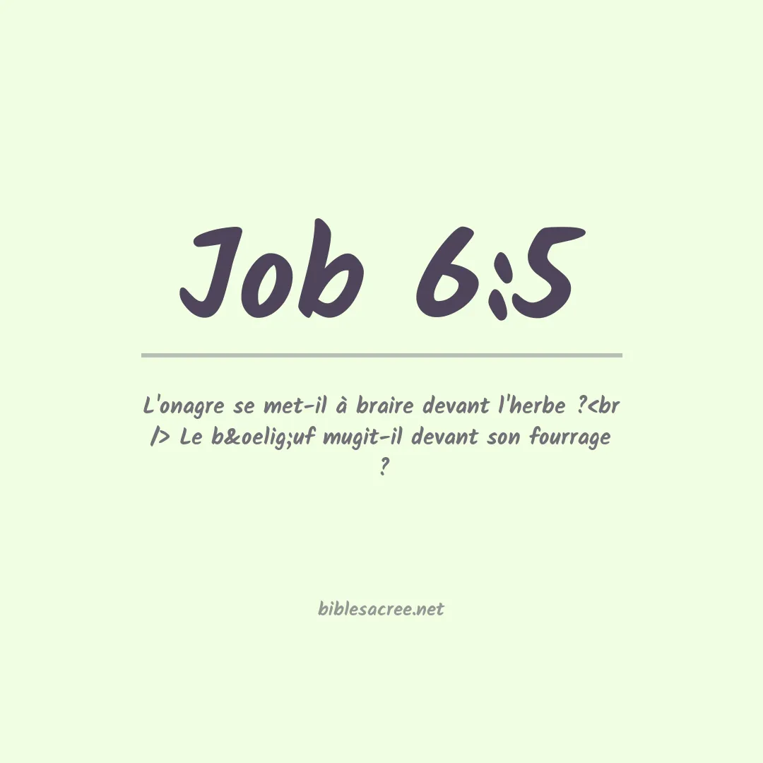 Job - 6:5