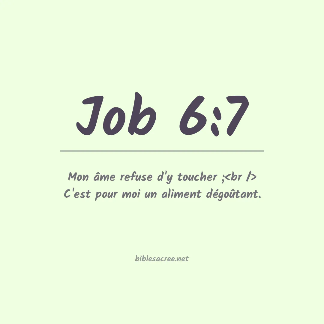 Job - 6:7