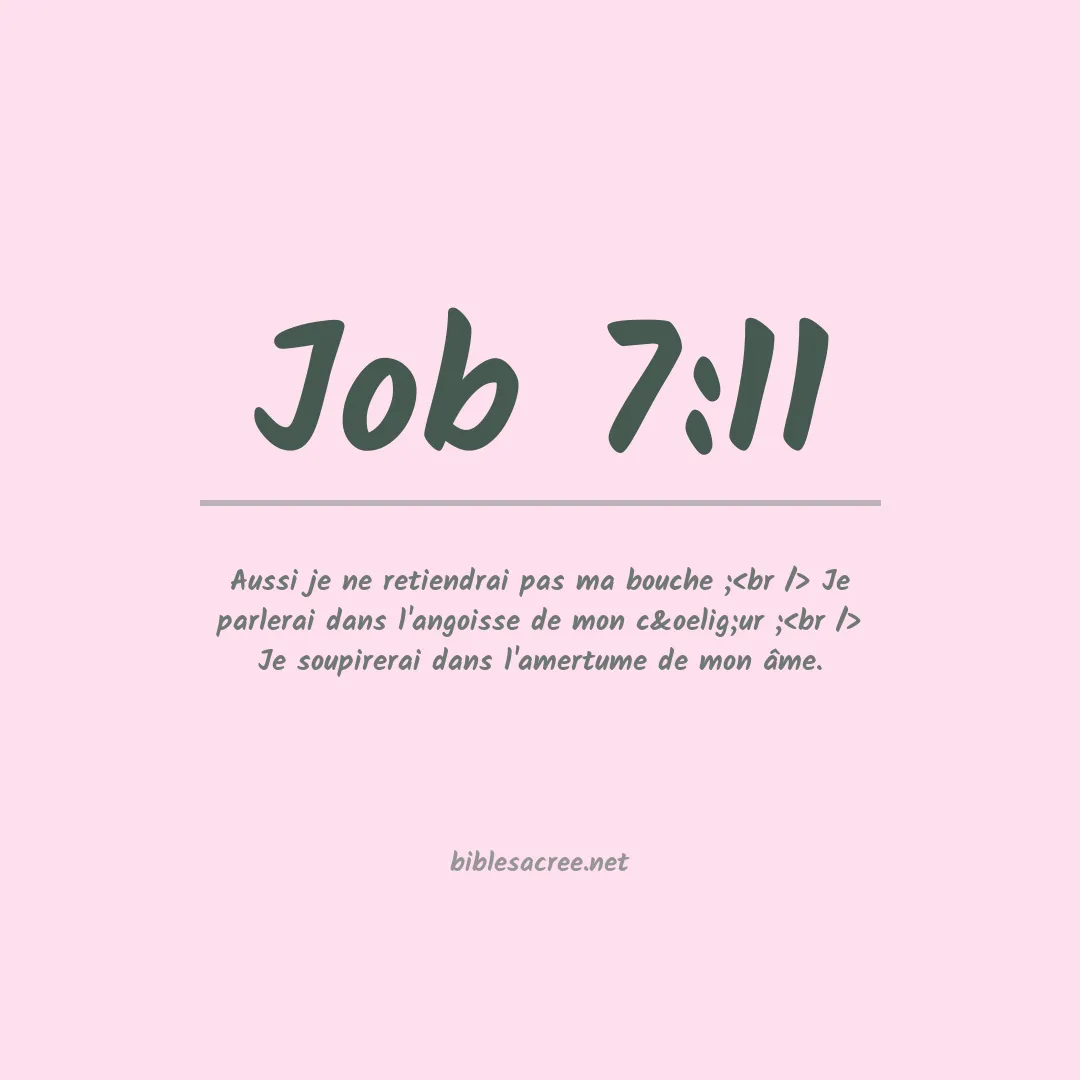 Job - 7:11