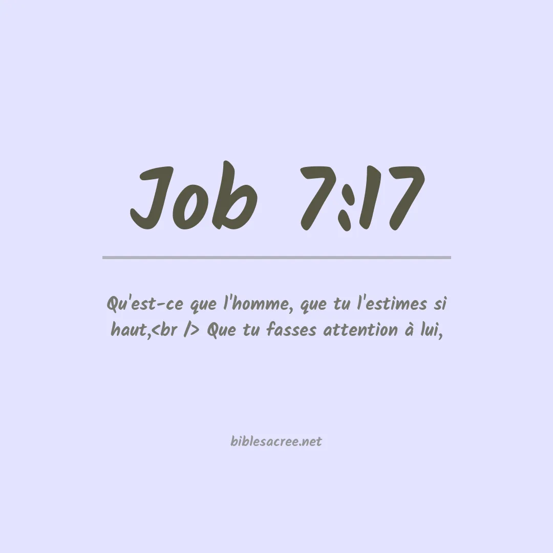 Job - 7:17