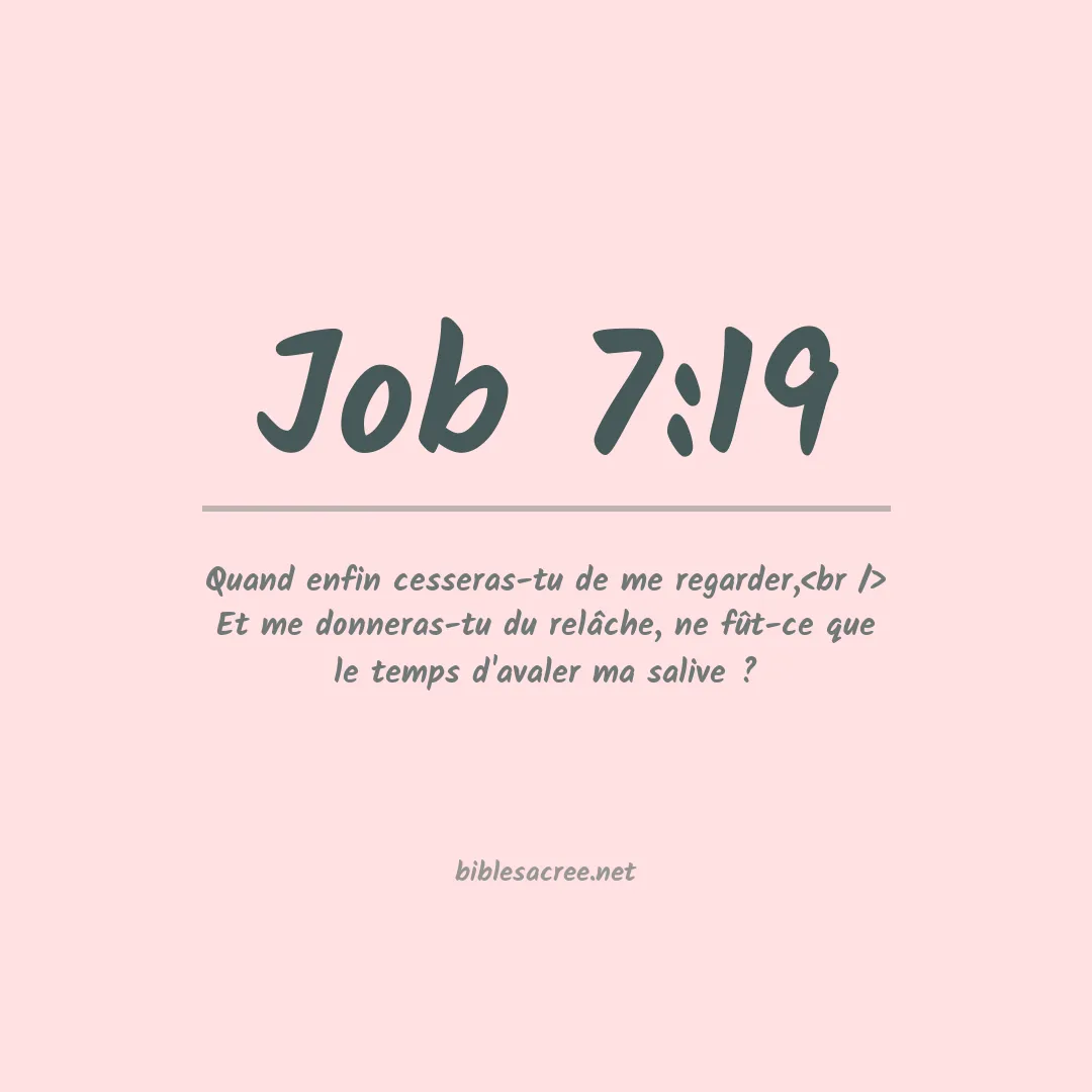 Job - 7:19