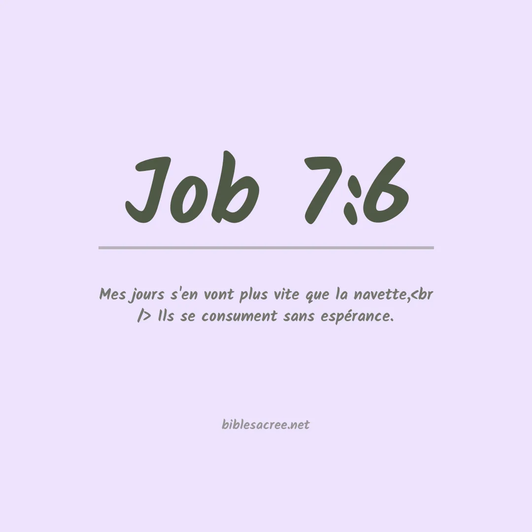 Job - 7:6