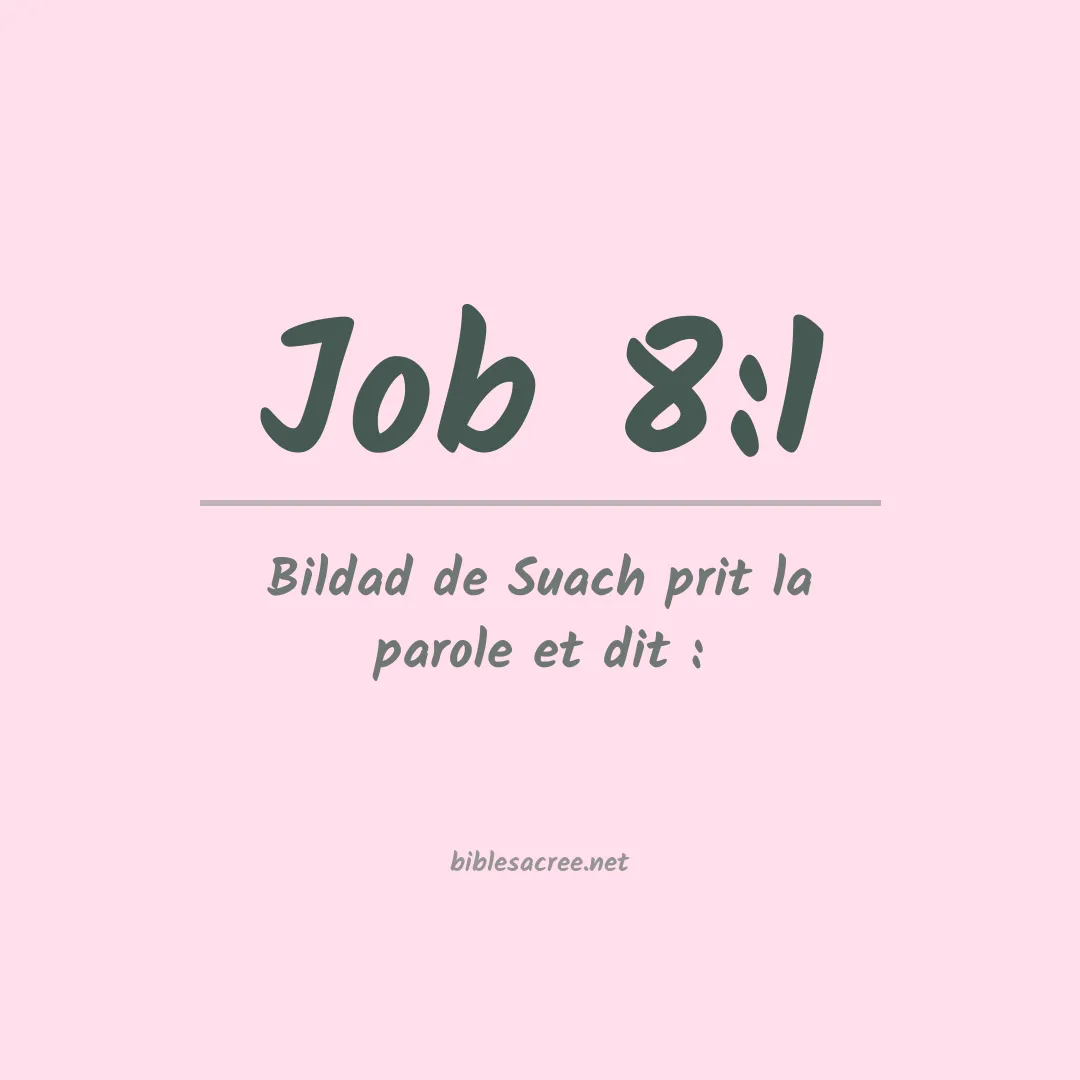 Job - 8:1
