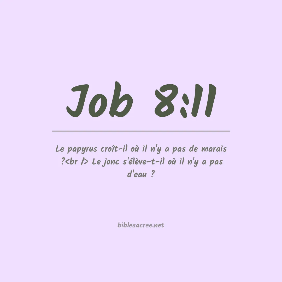 Job - 8:11