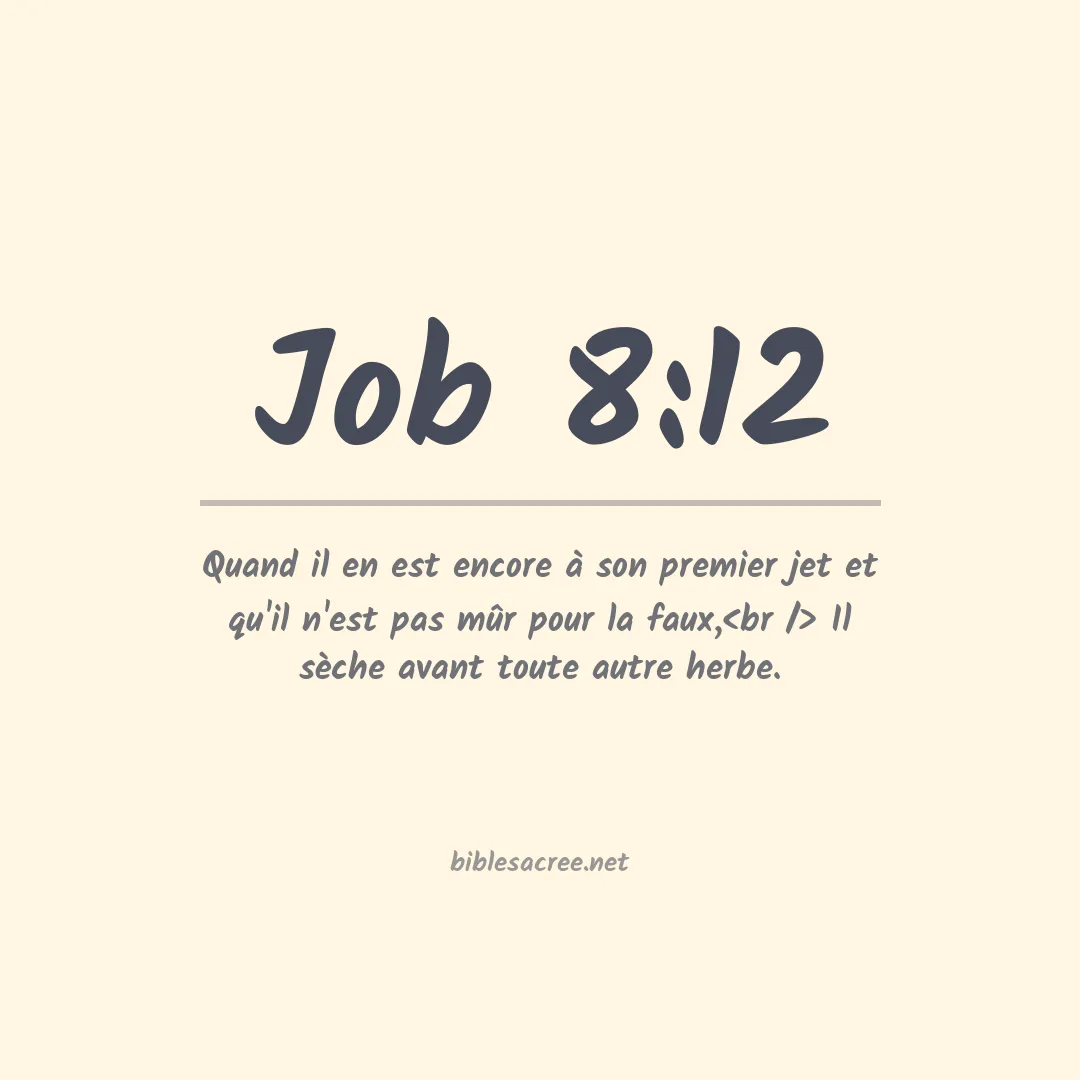 Job - 8:12