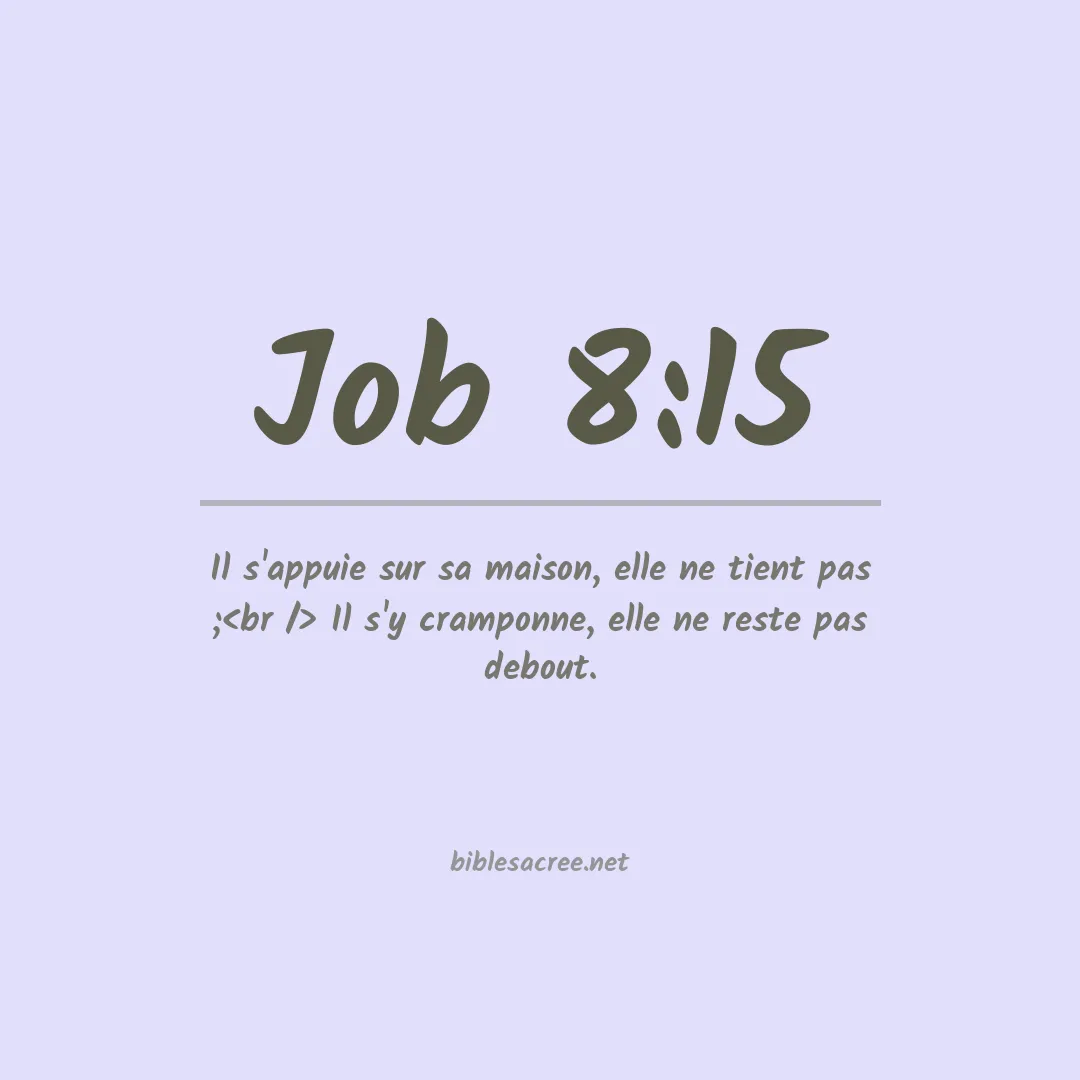Job - 8:15