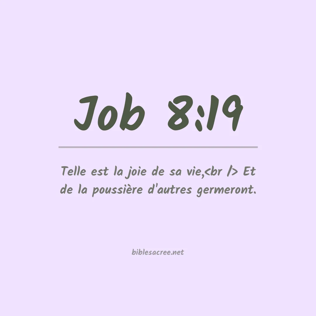 Job - 8:19