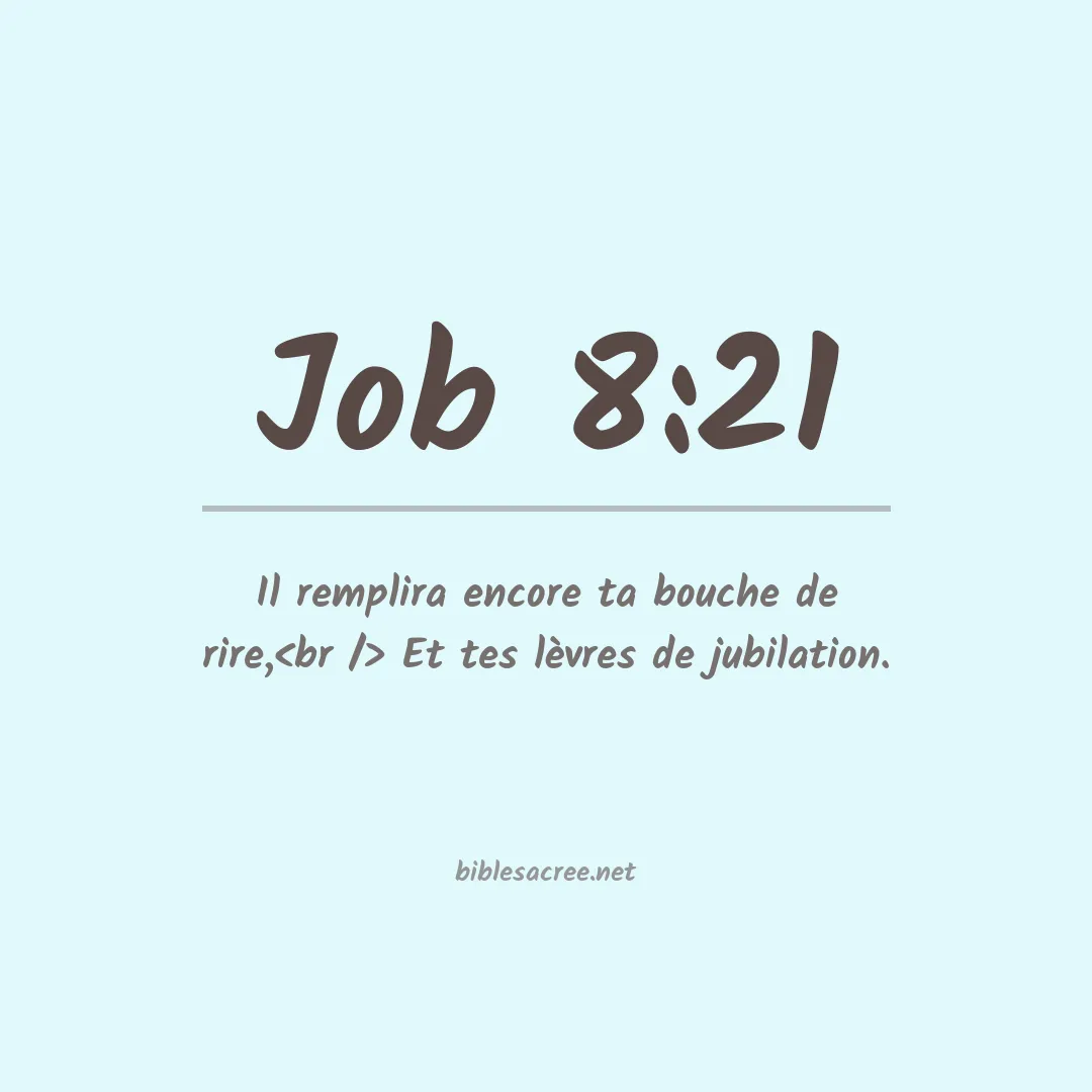 Job - 8:21