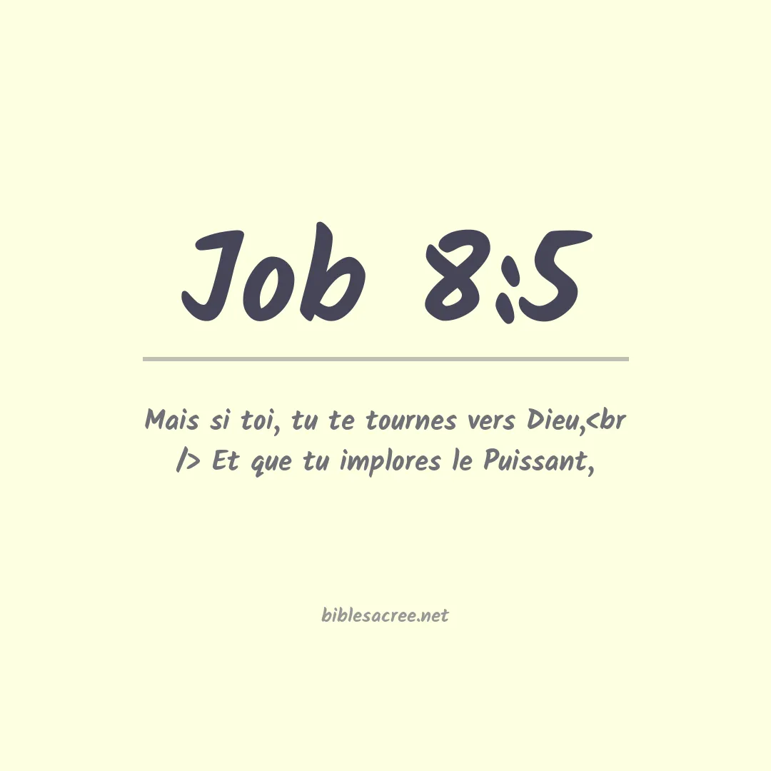 Job - 8:5