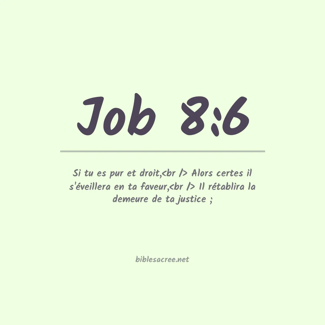 Job - 8:6