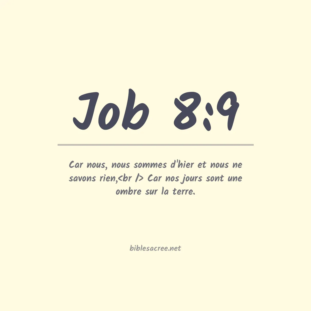 Job - 8:9