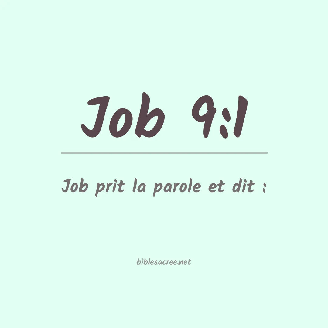 Job - 9:1