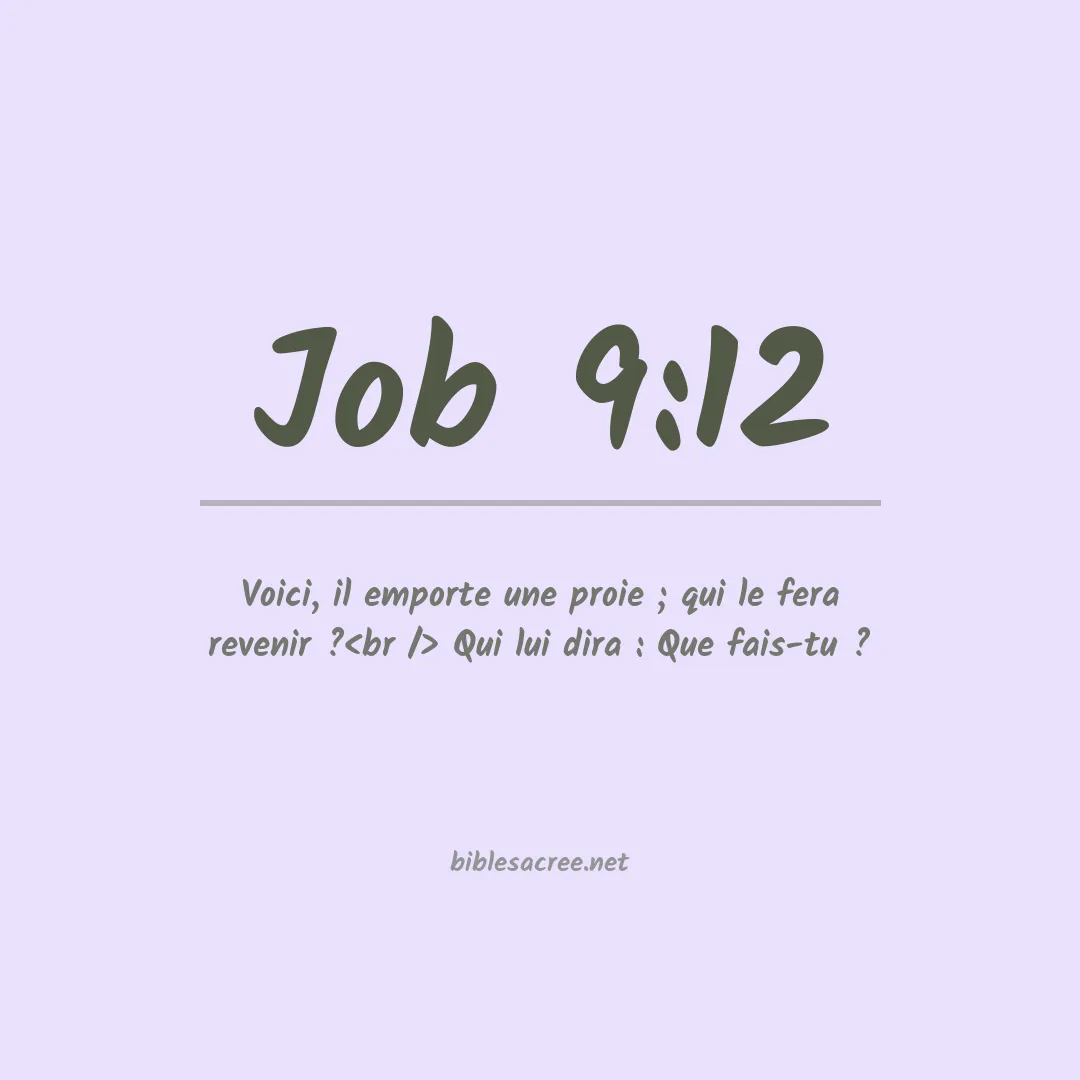 Job - 9:12