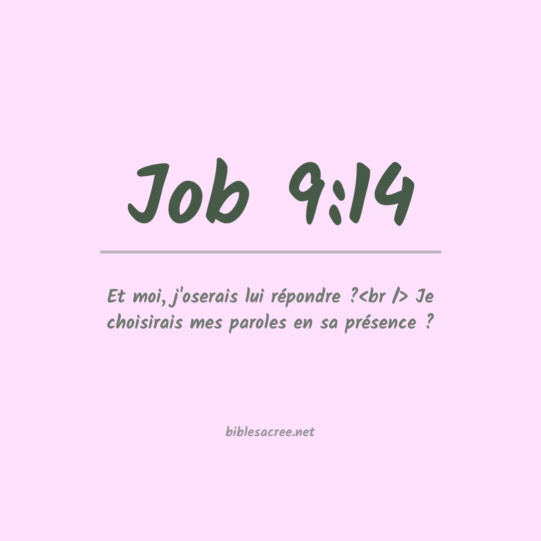 Job - 9:14