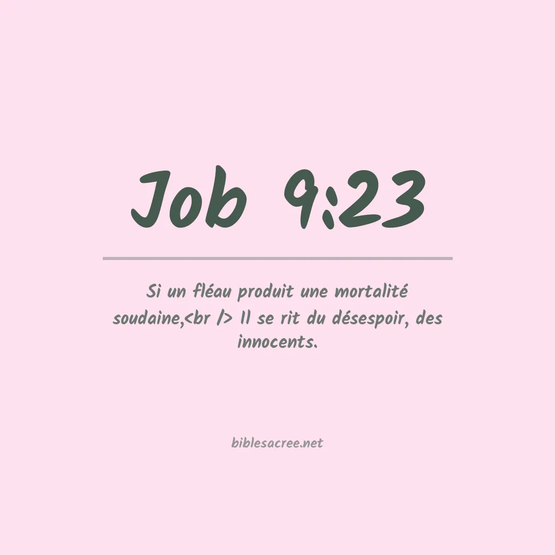 Job - 9:23