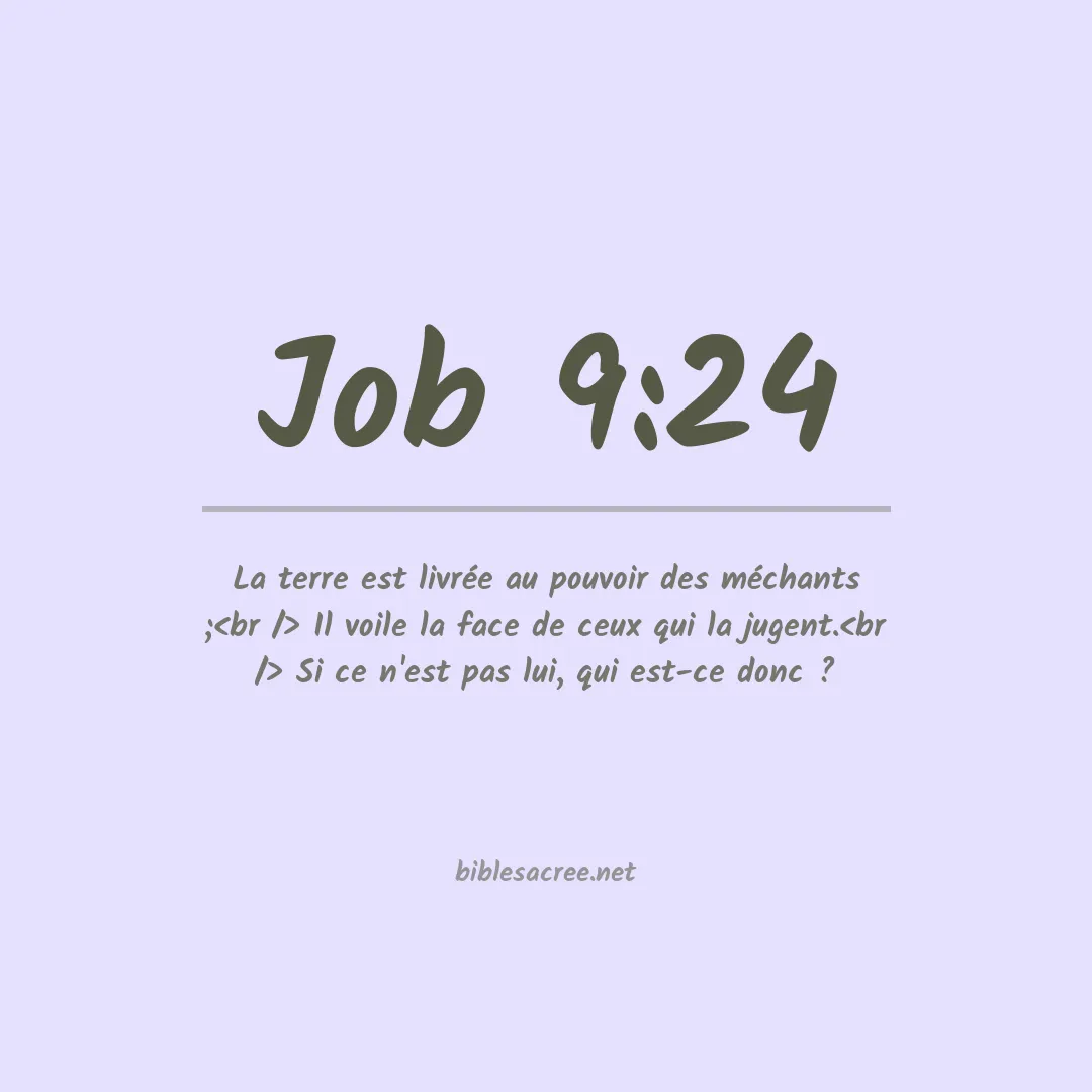 Job - 9:24