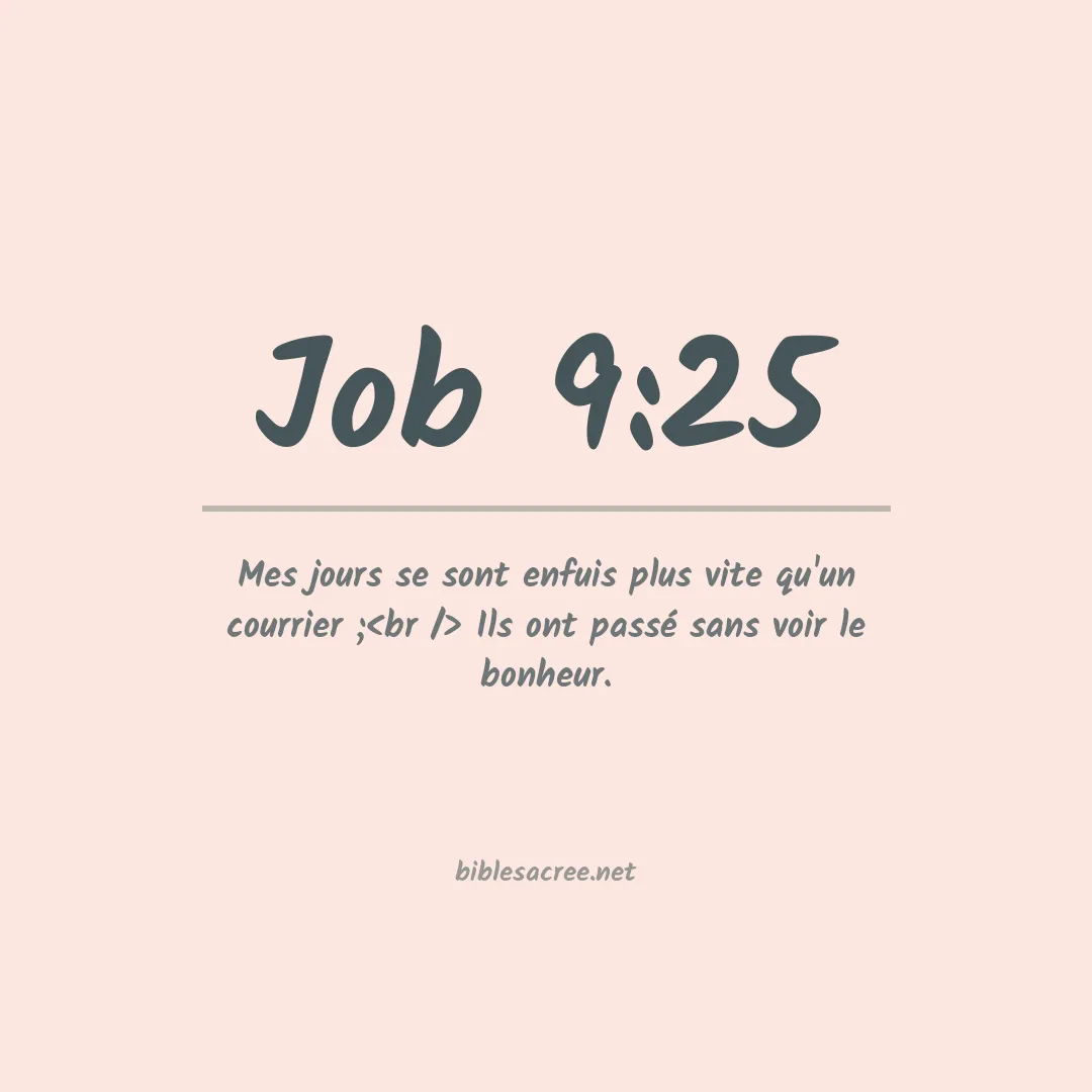 Job - 9:25