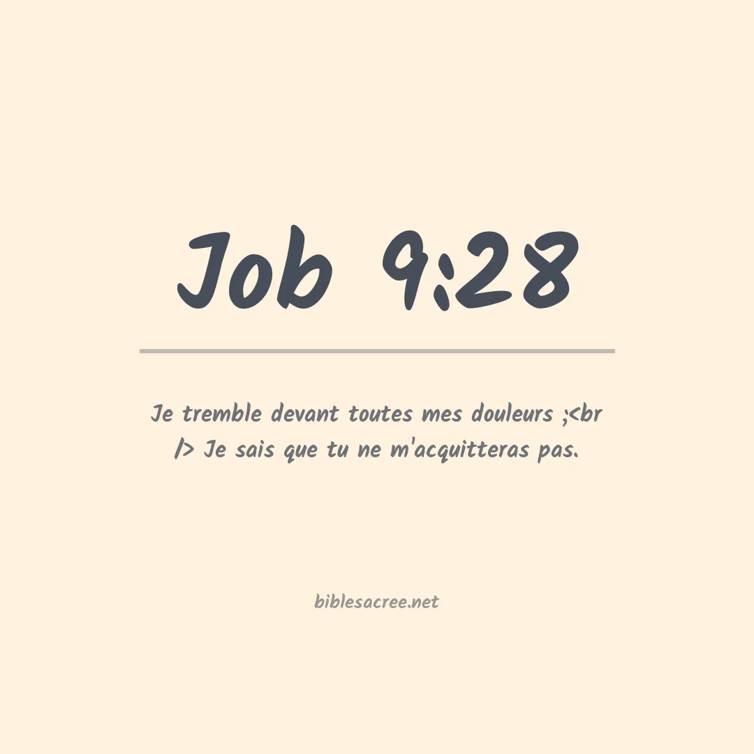 Job - 9:28