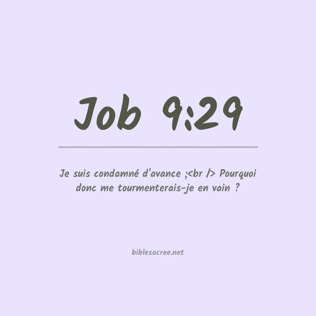 Job - 9:29