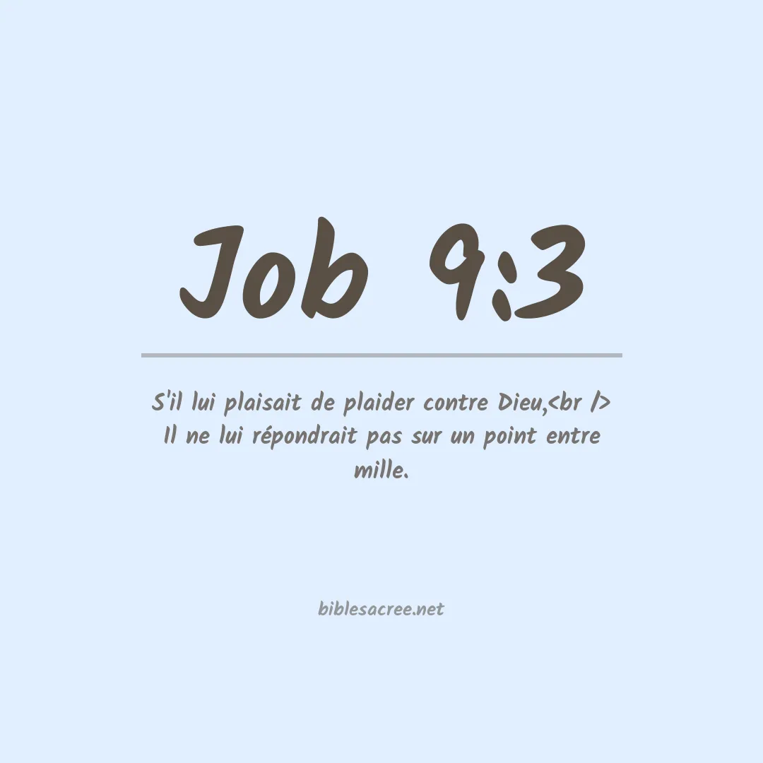 Job - 9:3