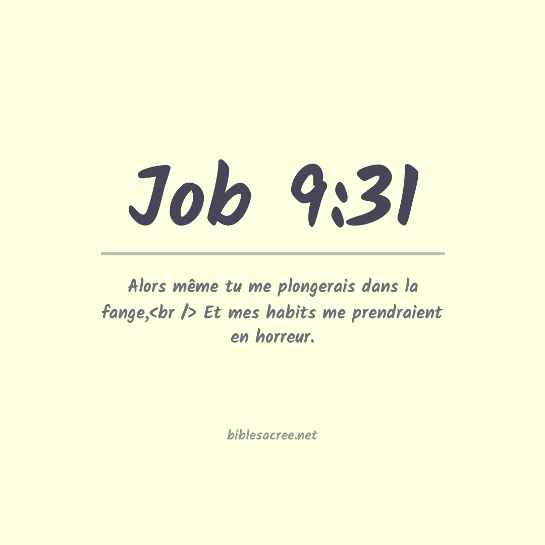 Job - 9:31