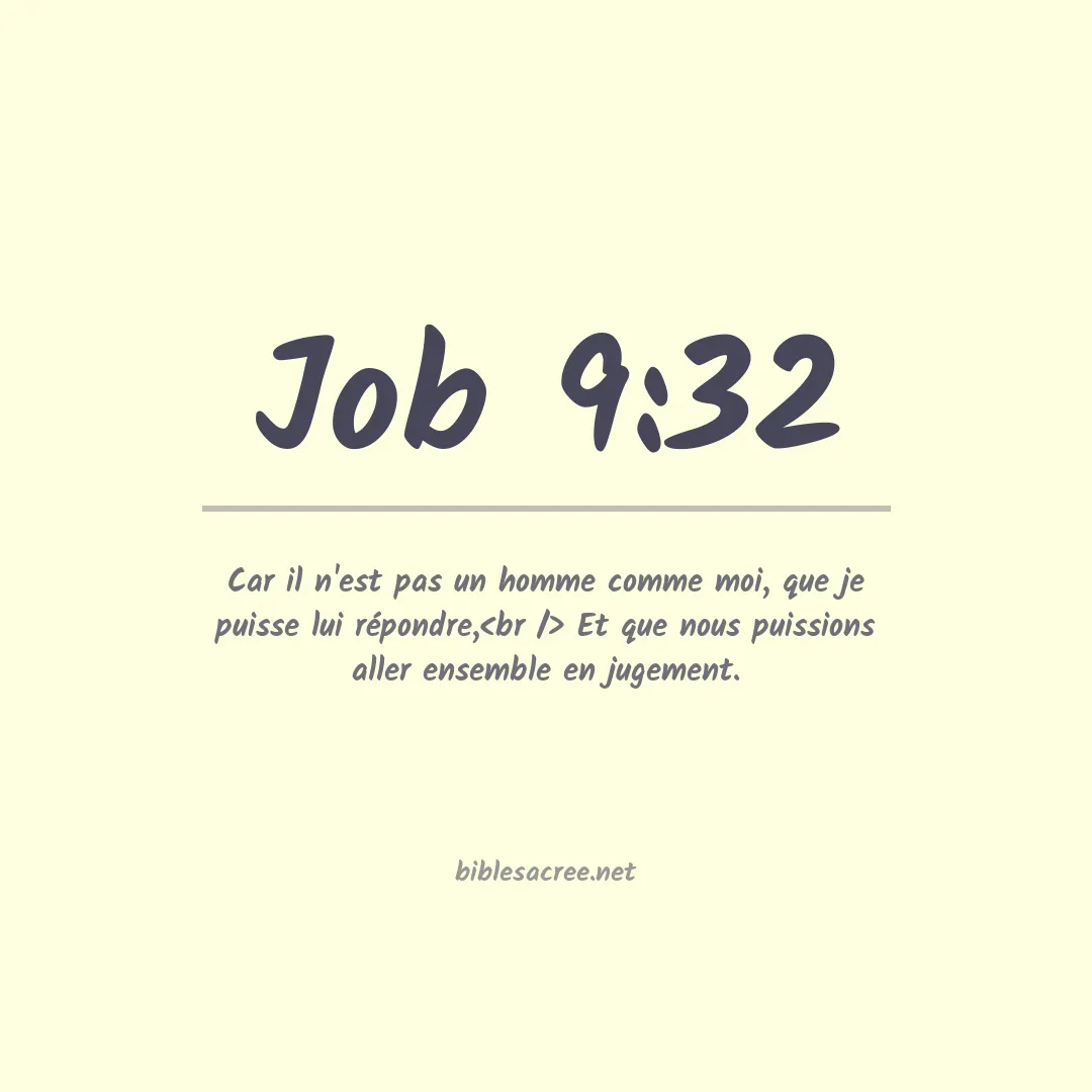 Job - 9:32