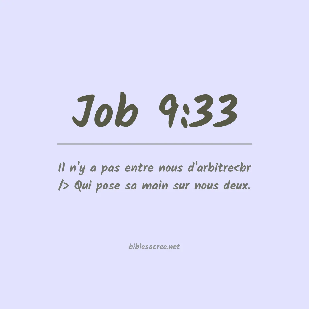 Job - 9:33