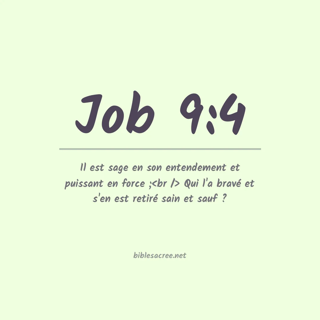 Job - 9:4