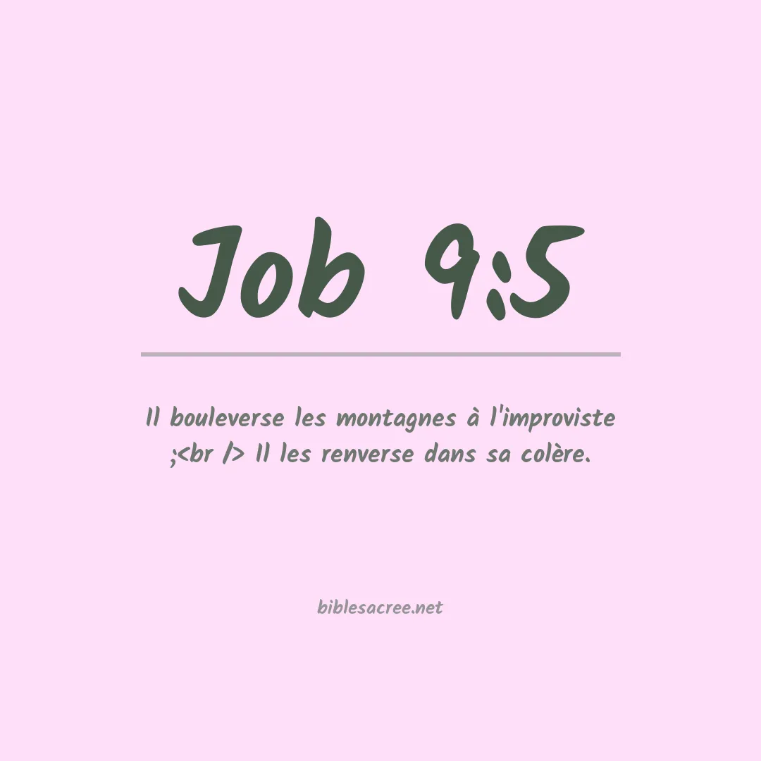 Job - 9:5