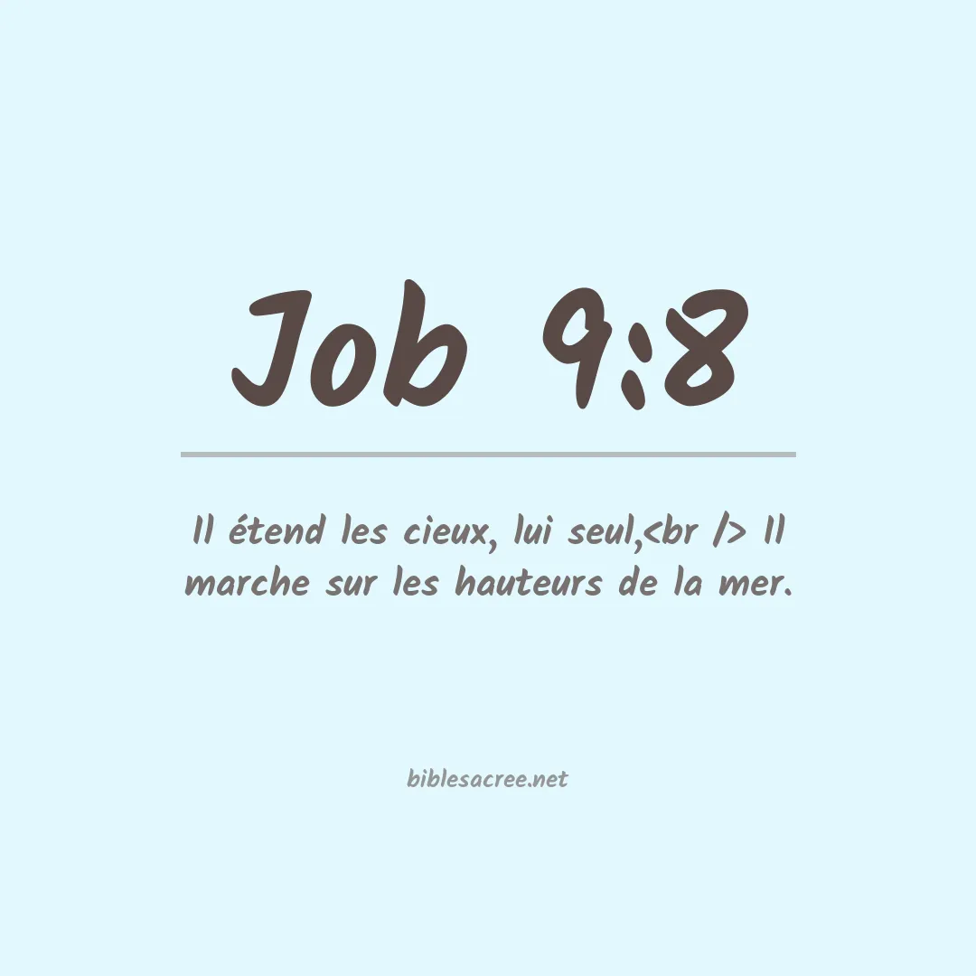 Job - 9:8
