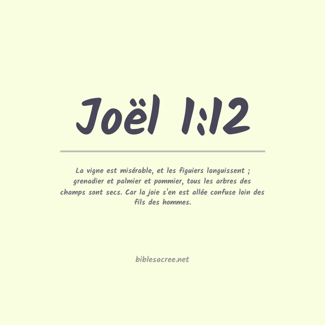 Joël - 1:12