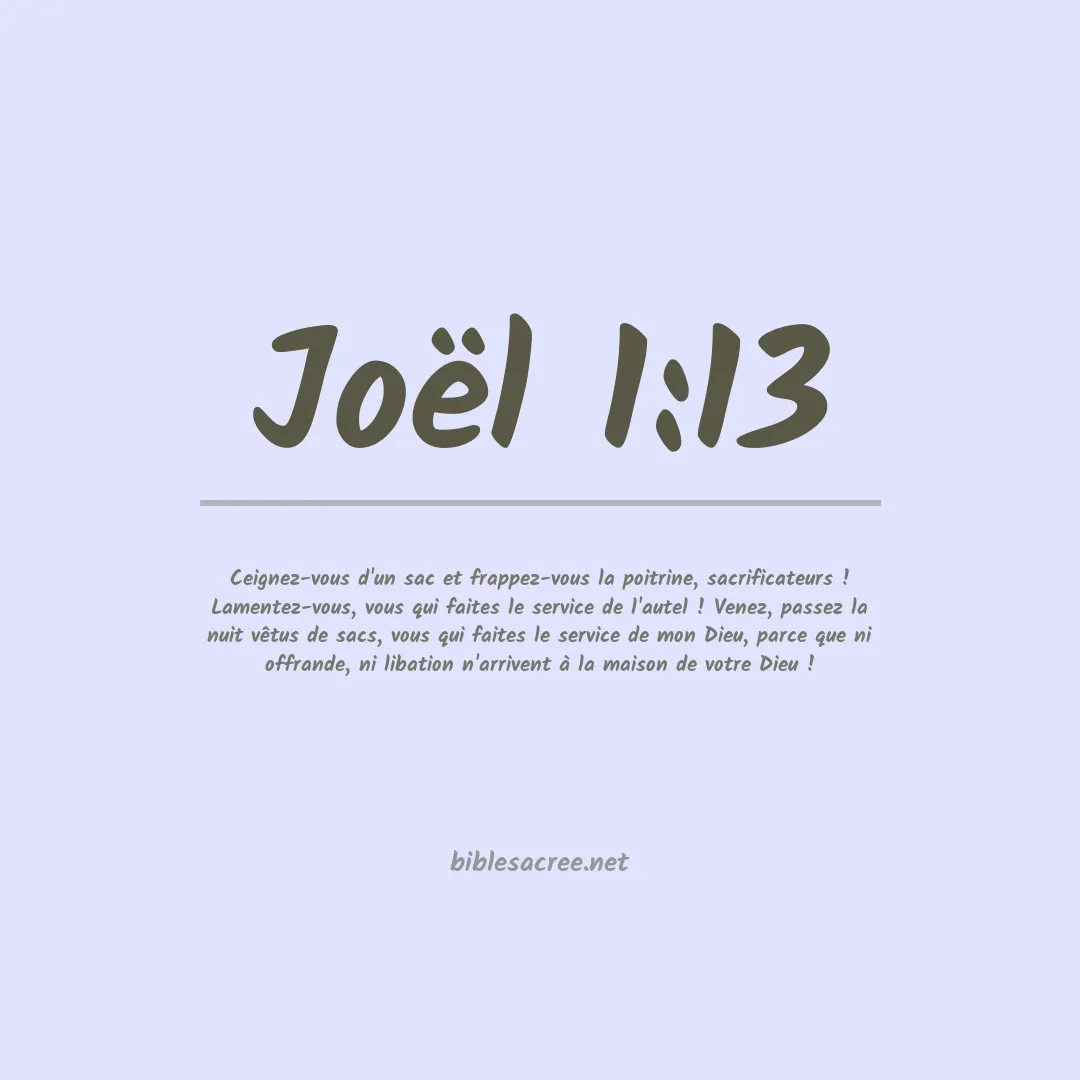 Joël - 1:13