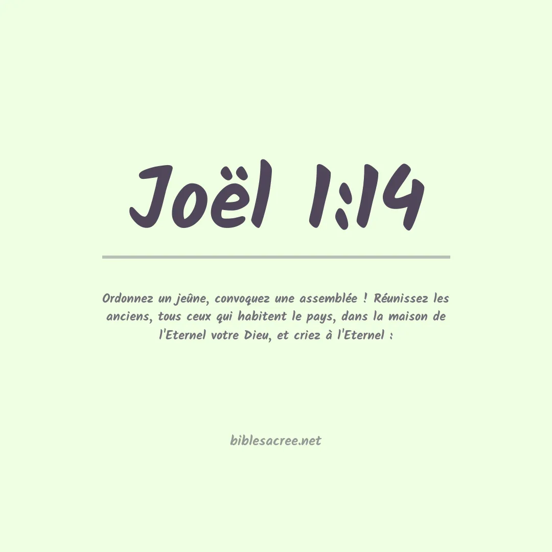 Joël - 1:14