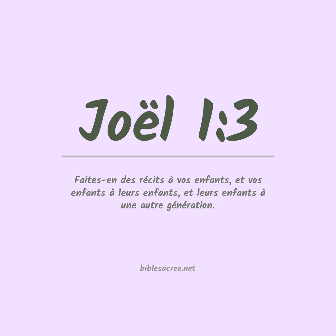 Joël - 1:3