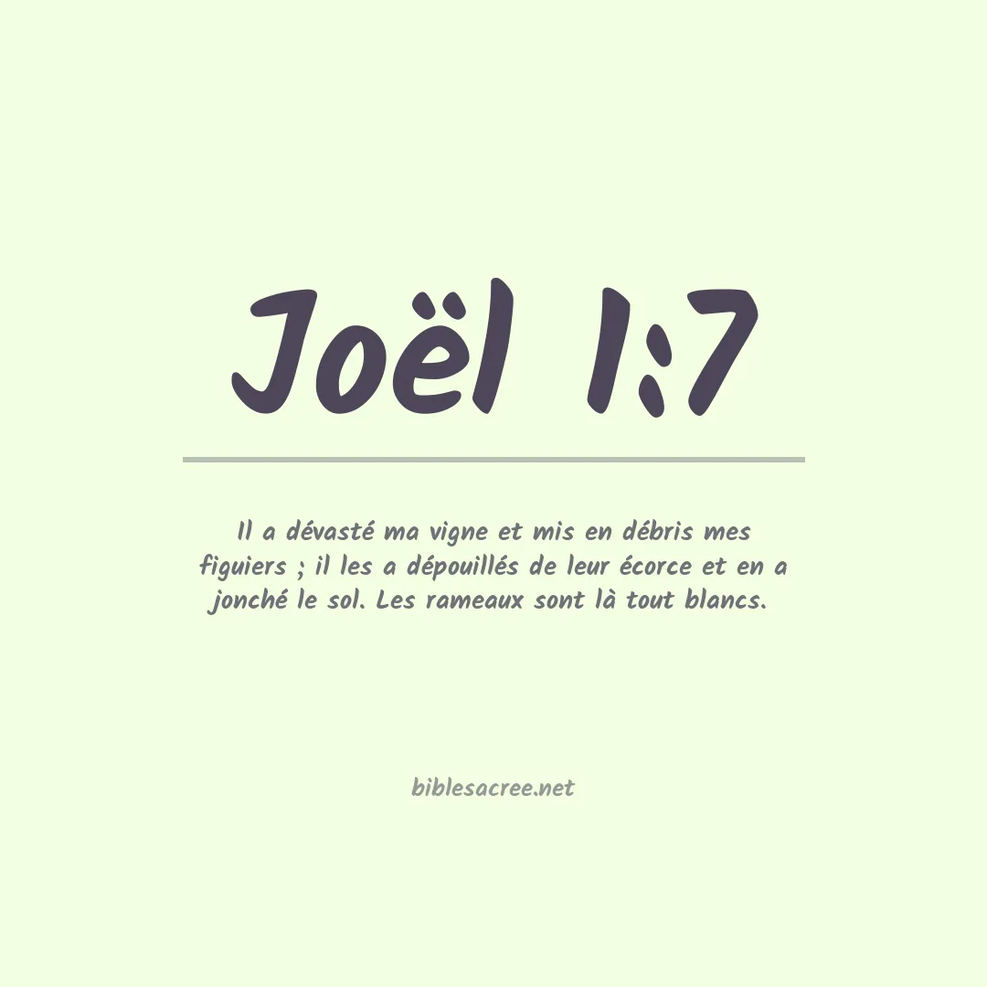 Joël - 1:7