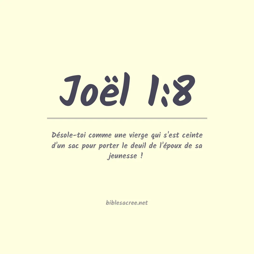 Joël - 1:8