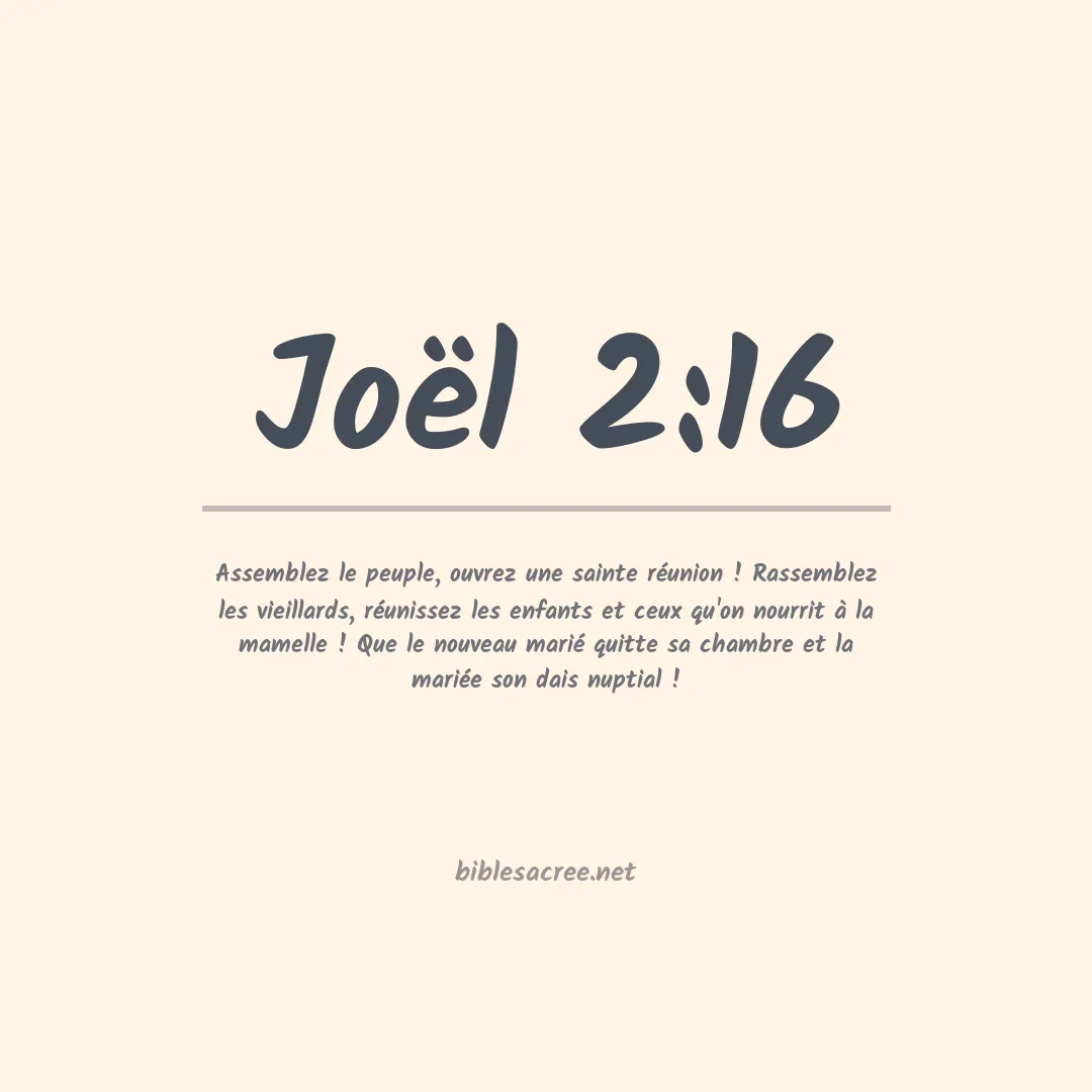 Joël - 2:16