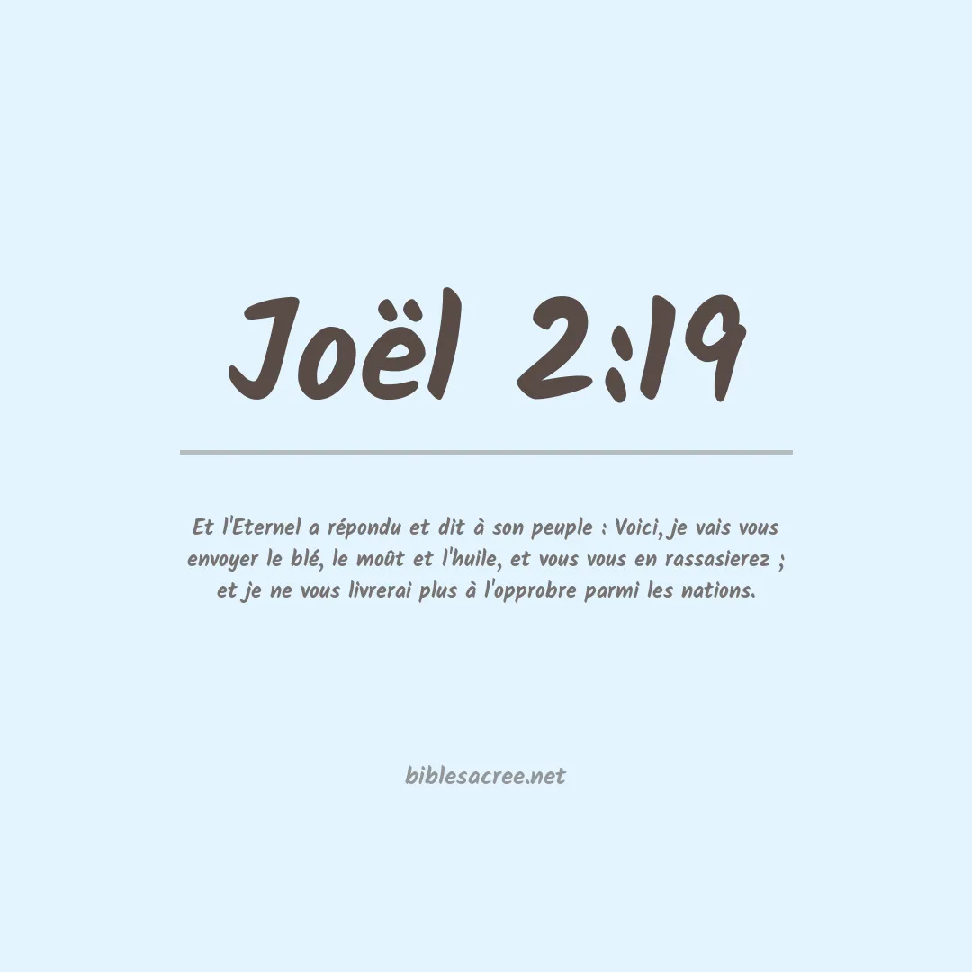Joël - 2:19