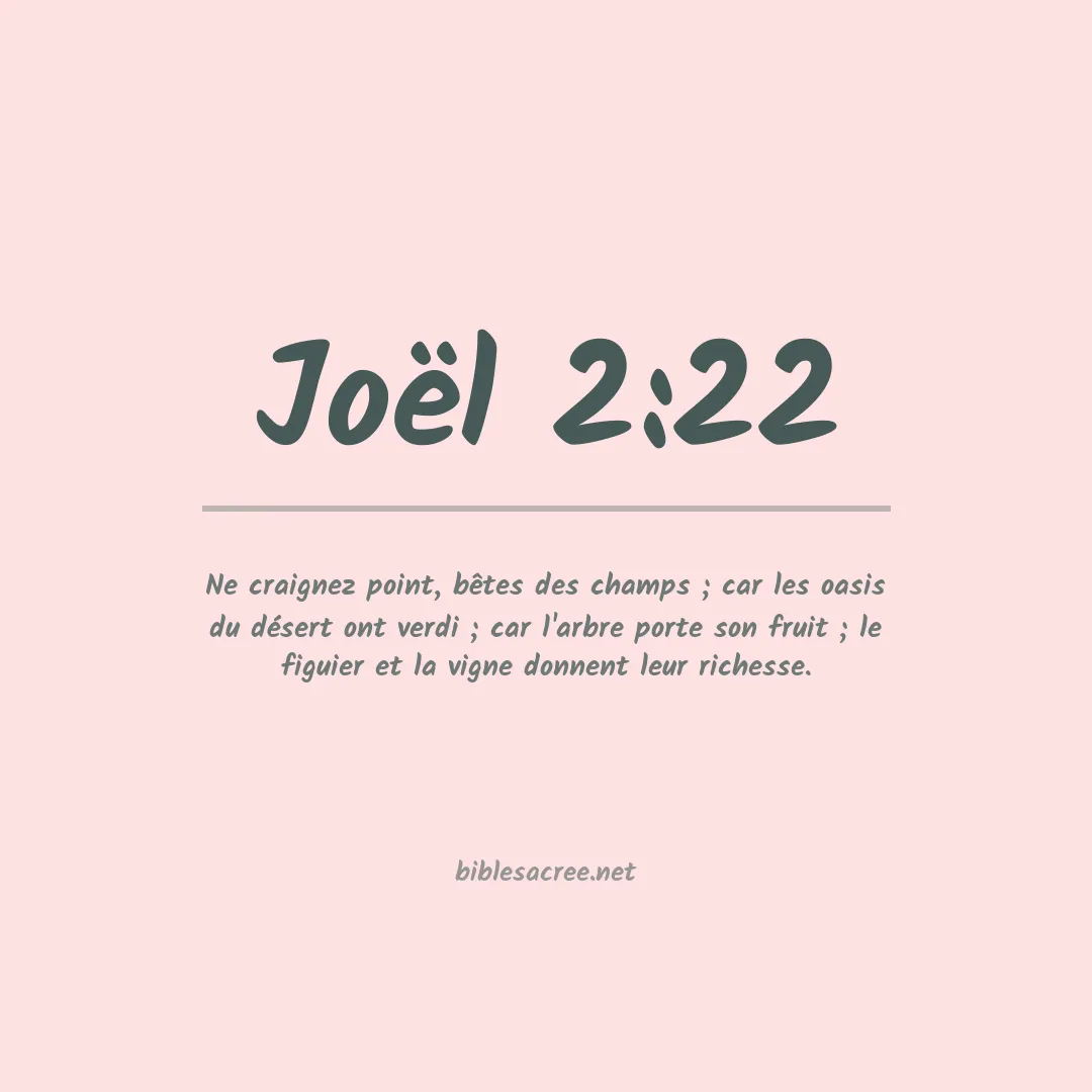 Joël - 2:22