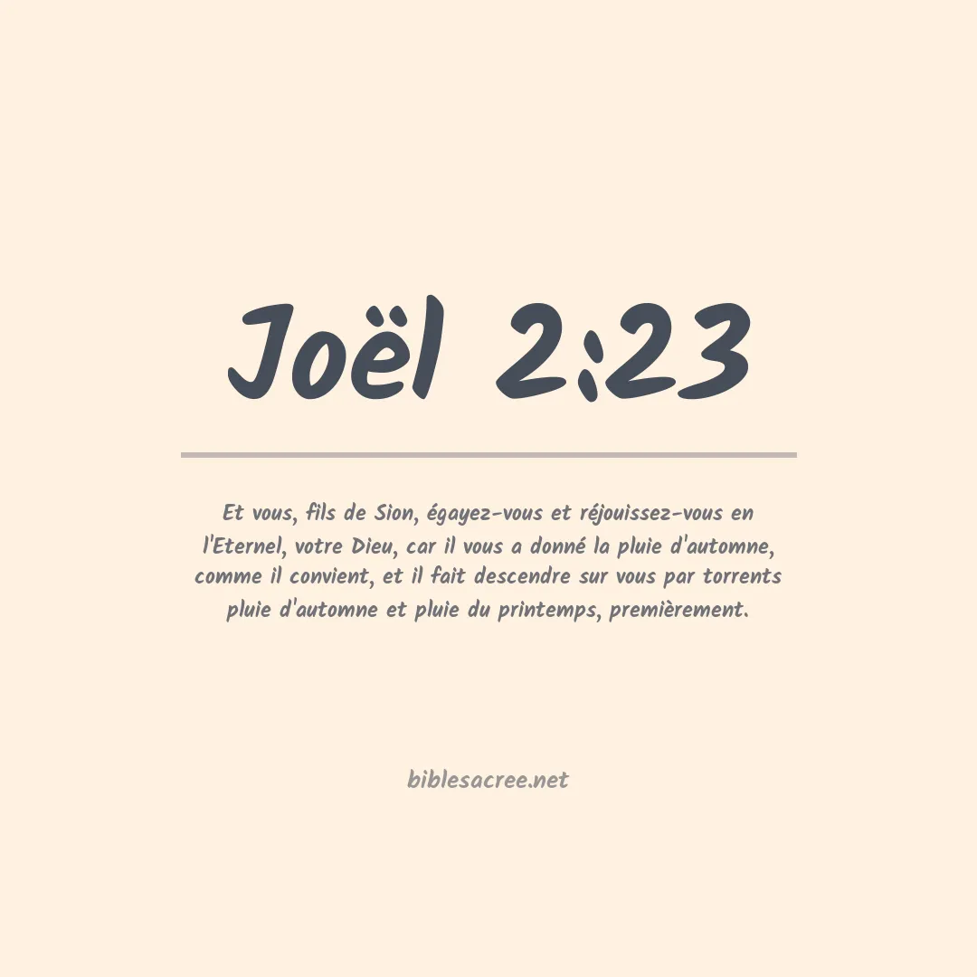 Joël - 2:23