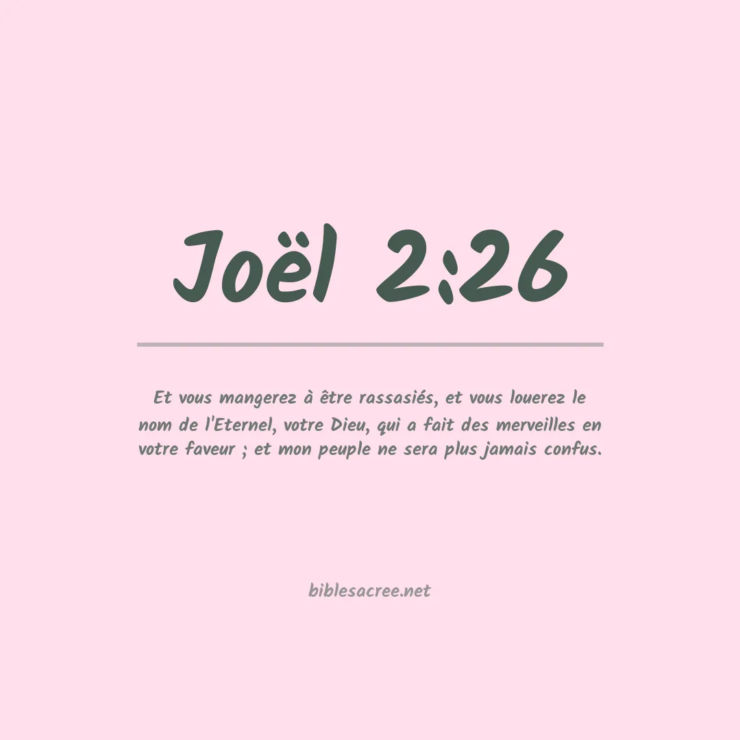 Joël - 2:26