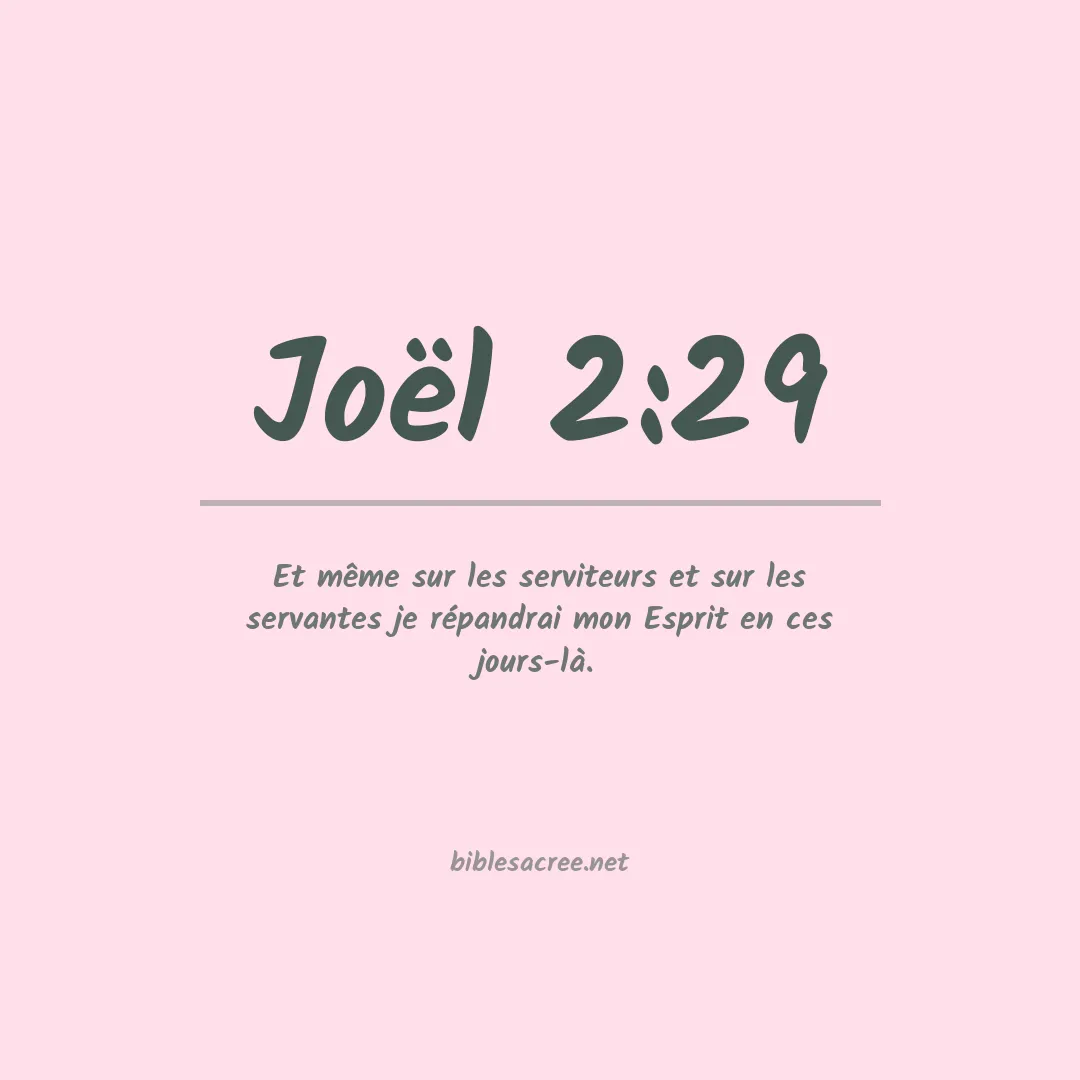 Joël - 2:29