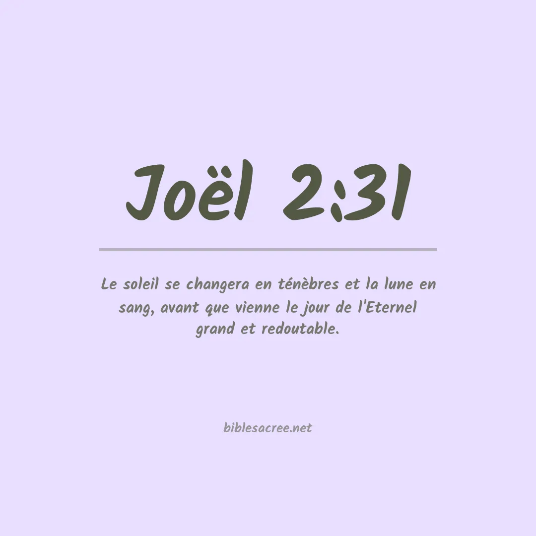 Joël - 2:31