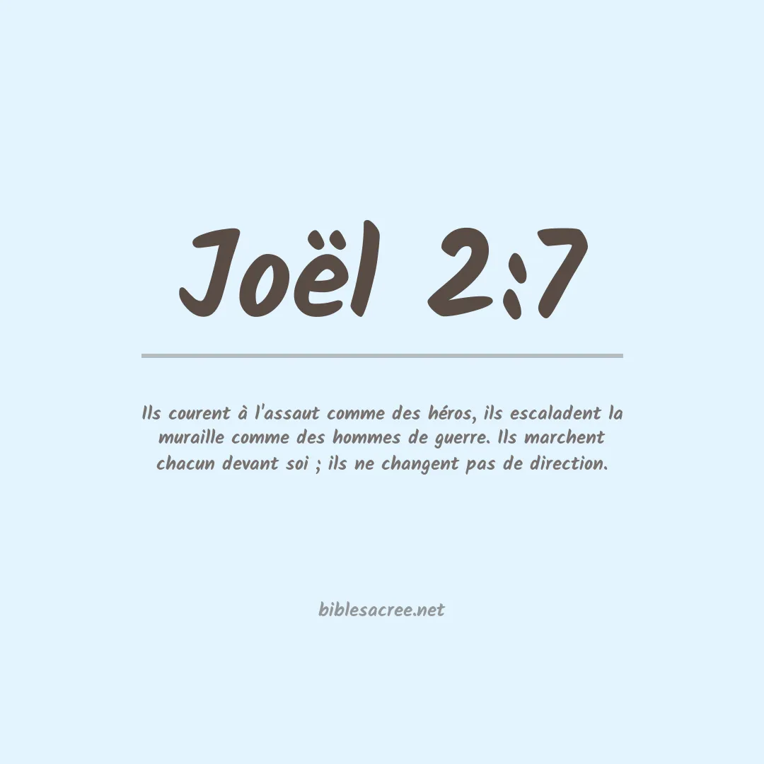 Joël - 2:7
