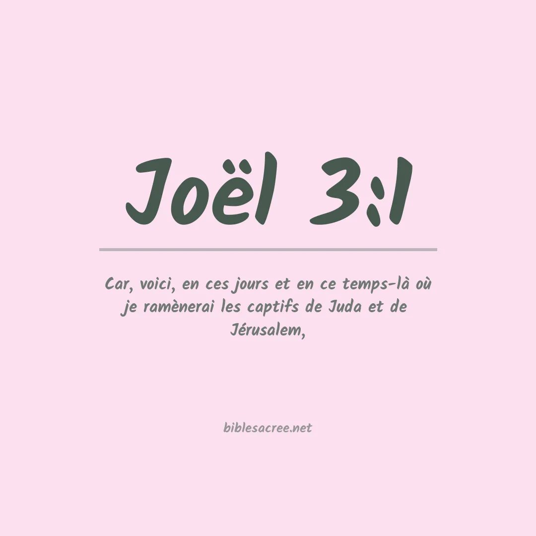 Joël - 3:1