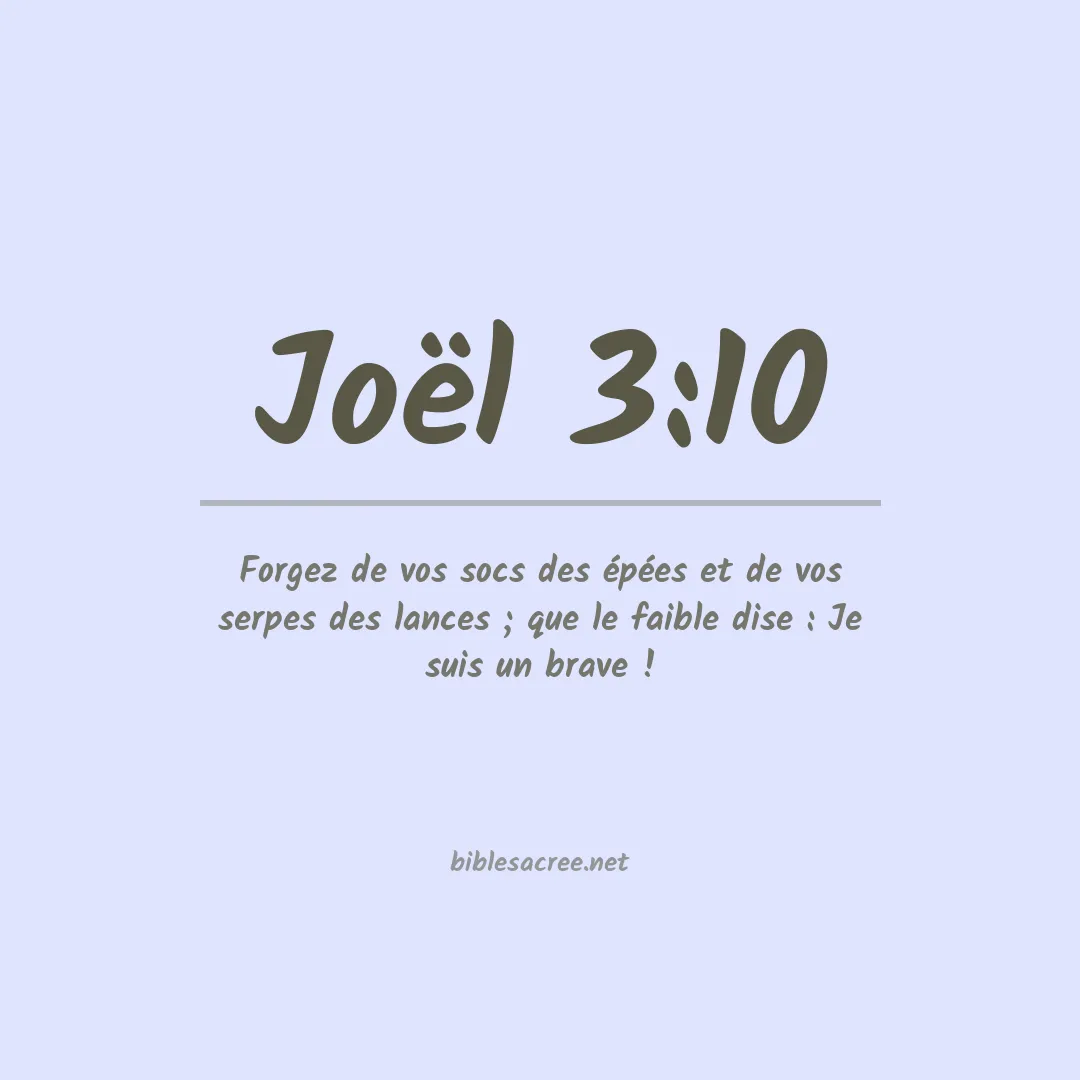 Joël - 3:10
