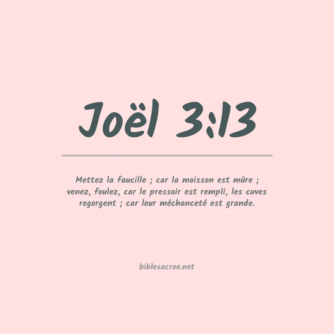 Joël - 3:13