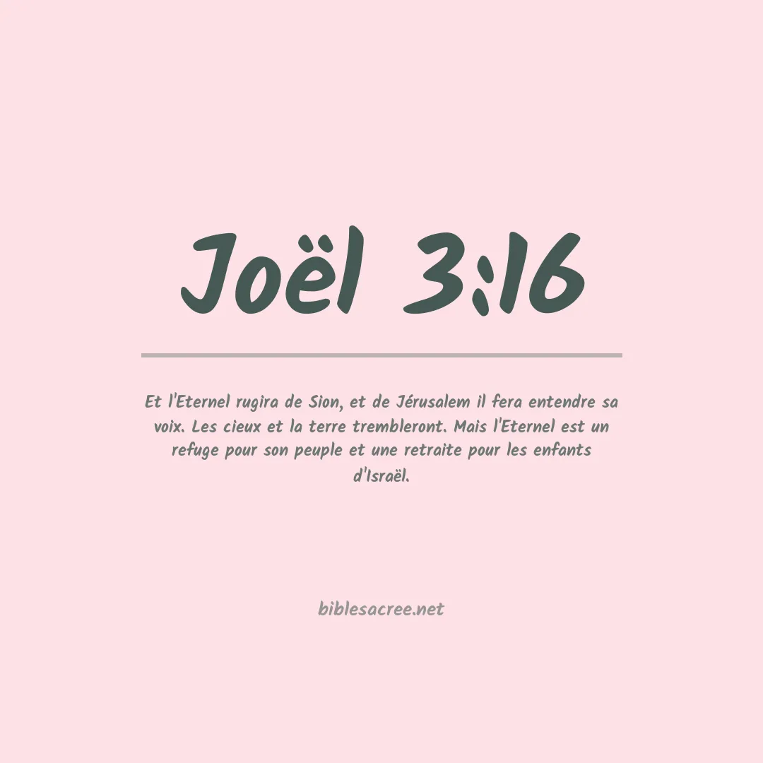 Joël - 3:16