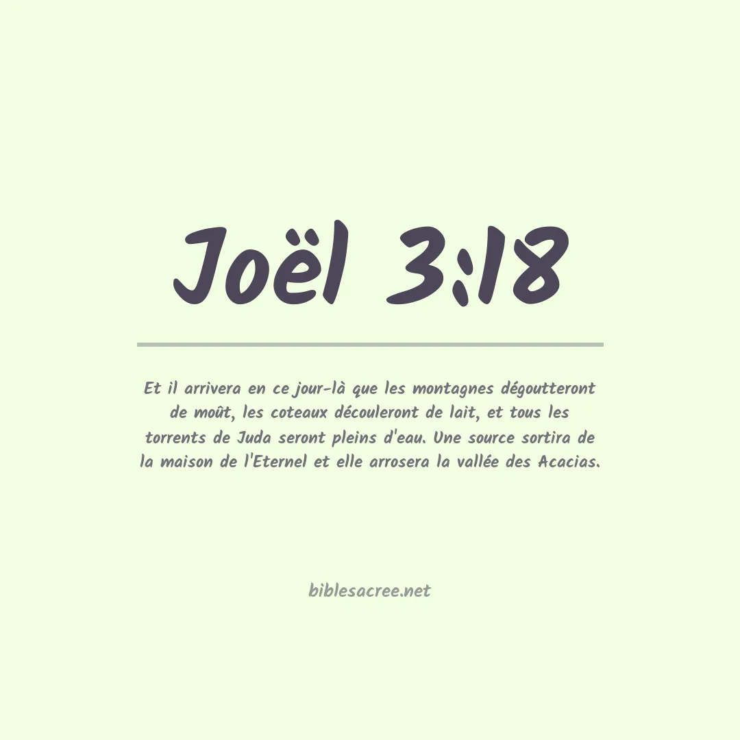 Joël - 3:18